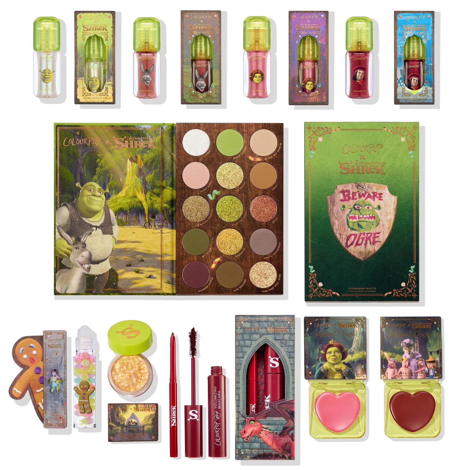 ColourPop X DreamWorks Shrek - Travel Edit